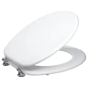 Abattant WC coloris blanc à fermeture standard, 5Five Colors