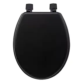 Abattant WC coloris noir à fermeture standard, 5Five Colors