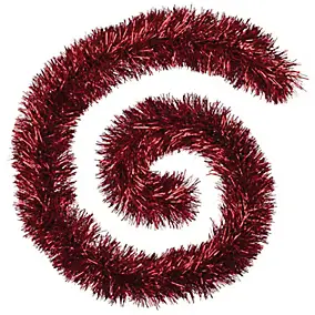 Guirlande de noël boa rouge L.2m Feeric Light & Christmas