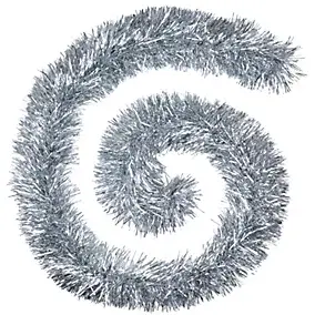 Guirlande de noël boa argent L.2m Feeric Light & Christmas