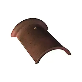 Faîtière demi-ronde de 33 Plate de Pays rouge vieilli