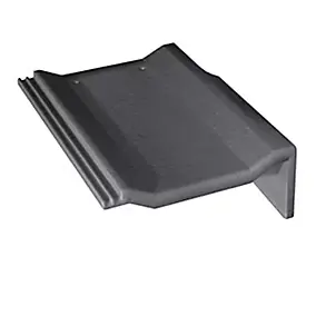 Tuile de rive standard droite Perspective ardoise