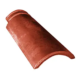 Demi tuile Abeille rouge terre cuite Monier