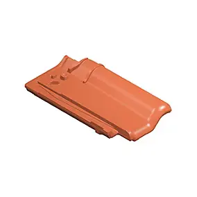 3/4 de tuile Postel rouge vieilli Monier