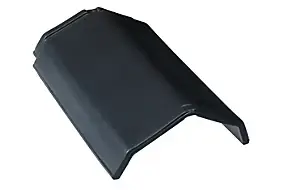 Faîtière à pans de 40 ventilée en terre cuite anthracite mat L. 443 x l. 305 mm