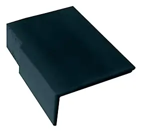 Tuile de rive gauche Innotech - béton noir 14,5x33,3x42 cm