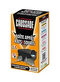 Boîte appat anti-nuisibles rats et souris Caussade