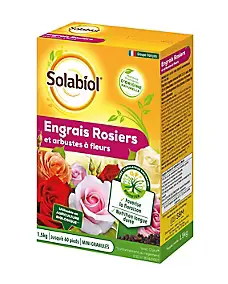 Engrais rosiers et arbustes à fleurs Solabiol 1,5kg