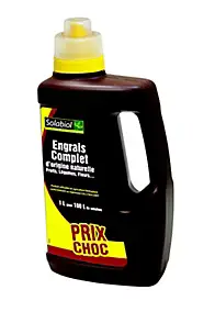 Engrais liquide complet fruits, légumes et fleurs Solabiol 1L