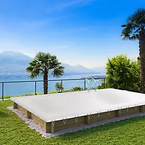 Couverture d'hiver pour piscine Weva 8 x 4 m