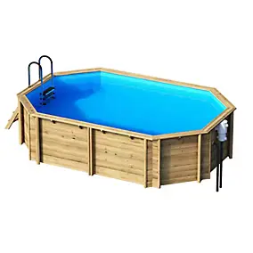 Piscine hors sol en bois Procopi Tropic Ø5.10 x H 1.20 m