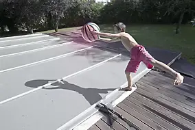 Couverture à barres P-580 pour piscine bois Pool'n Box