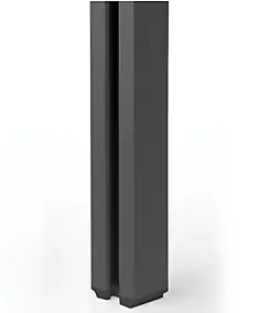 Coulisse pour store extérieur anthracite 195 cm Protecta