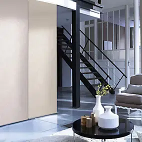 Kit rail et panneau japonais écru l.115 x H.250cm Madeco