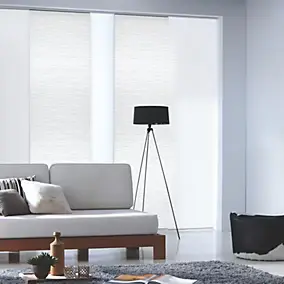 Panneau japonais tamisant blanc l.45 x H.260cm Madeco