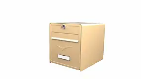 Boîte aux lettres 1 porte Baléo Beige Burg-Wachter