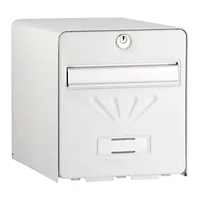 Boîte aux lettres 1 porte Balnéaire Blanche Burg-Wachter