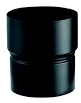 Réduction émaillée noir, femelle Ø 125 femelle Ø 97 mm
