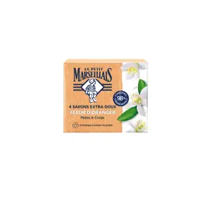 Savons extra doux fleur d'oranger