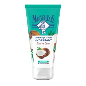 LE PETIT MARSEILLAIS Gommage corps hydratant eau de coco peaux sèches 150ml