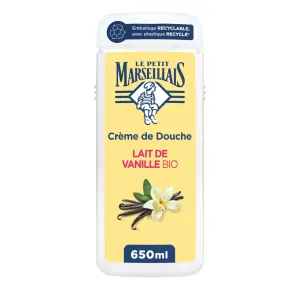 Crème douche au lait de vanille