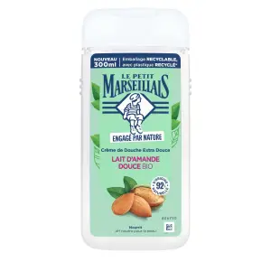 LE PETIT MARSEILLAIS Gel douche lait d'amande douce bio 300ml