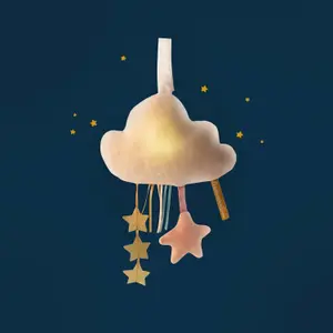 Nuage lumineux à suspendre La petite école de danse
