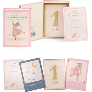 Cartes Mes 12 premiers mois La petite école de danse (30 cartes)