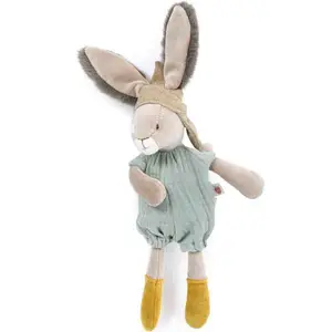 Peluche Petit lapin sauge Trois petits lapins (30 cm)