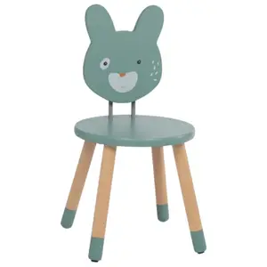 Chaise sauge Trois petits lapins