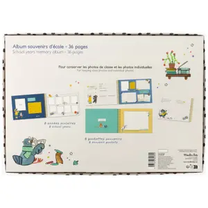 Album souvenirs d'école Puce &amp; Pilou (36 pages)