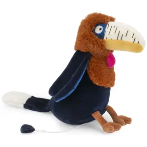 Peluche musicale Calao Litchi La forêt Mawa (20 cm)