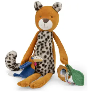 Grand léopard Taïgo d'activités La forêt Mawa (55 cm)
