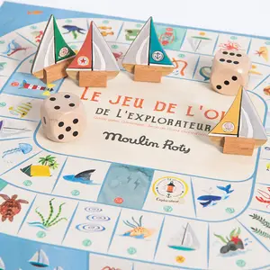 Jeu de l'oie de l'explorateur Le Jardin du Moulin