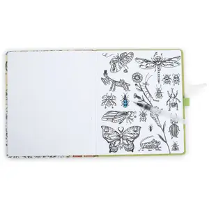 Cahier coloriage aquarelle magique Le Jardinier Le Jardin du Moulin