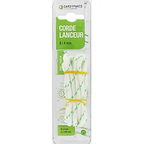 Corde lanceur Ø4 mm F9514 pour tondeuse et motoculteur