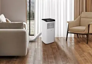 Climatiseur mobile et silencieux 7000 BTU blanc avec télécommande