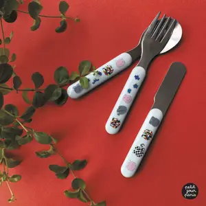 Lot de 3 couverts Elmer