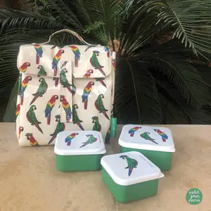 Lot de 3 boîtes à goûter Le Petit Lucas Du Tertre Le Perroquet