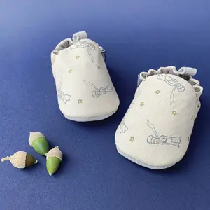 Chaussons en coton et cuir Le Petit Prince (6-12 mois)