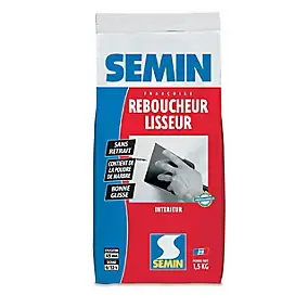 Enduit polyvalent intérieur Semin reboucheur lisseur 1,5 kg