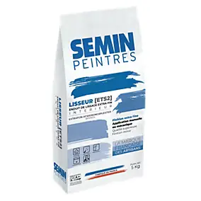 Enduit de finition extra fin Semin lisseur 5 kg