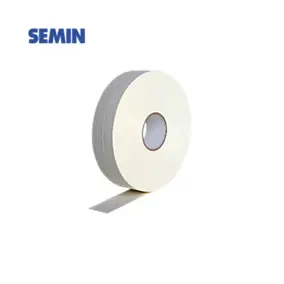 Bande à joint papier pour plaques de plâtre cartonnées L. 150 ml Semin