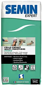 Colle-enduit multi-fonction expert hydro Semin 5kg