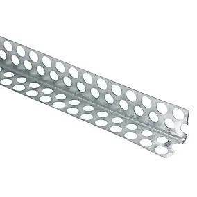 Baguette d’angle intérieur fine couche en acier galvanisé 2 500 x 22 x 22 mm