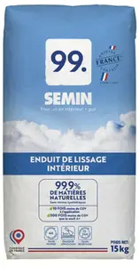 Enduit de lissage en poudre SEMIN99 - 15 kg