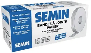 Bande à joint papier kraft largeur 51 mm longueur 150 m pour plaques de plâtre