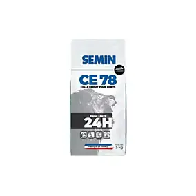 Enduit pour joints CE 78 Lent sac de 5 kg Semin