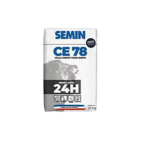 Enduit pour joints CE 78 Lent sac de 25 kg Semin