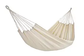 Hamac suspendu Jobek Kocon écru 340x140 cm (fourni sans support)